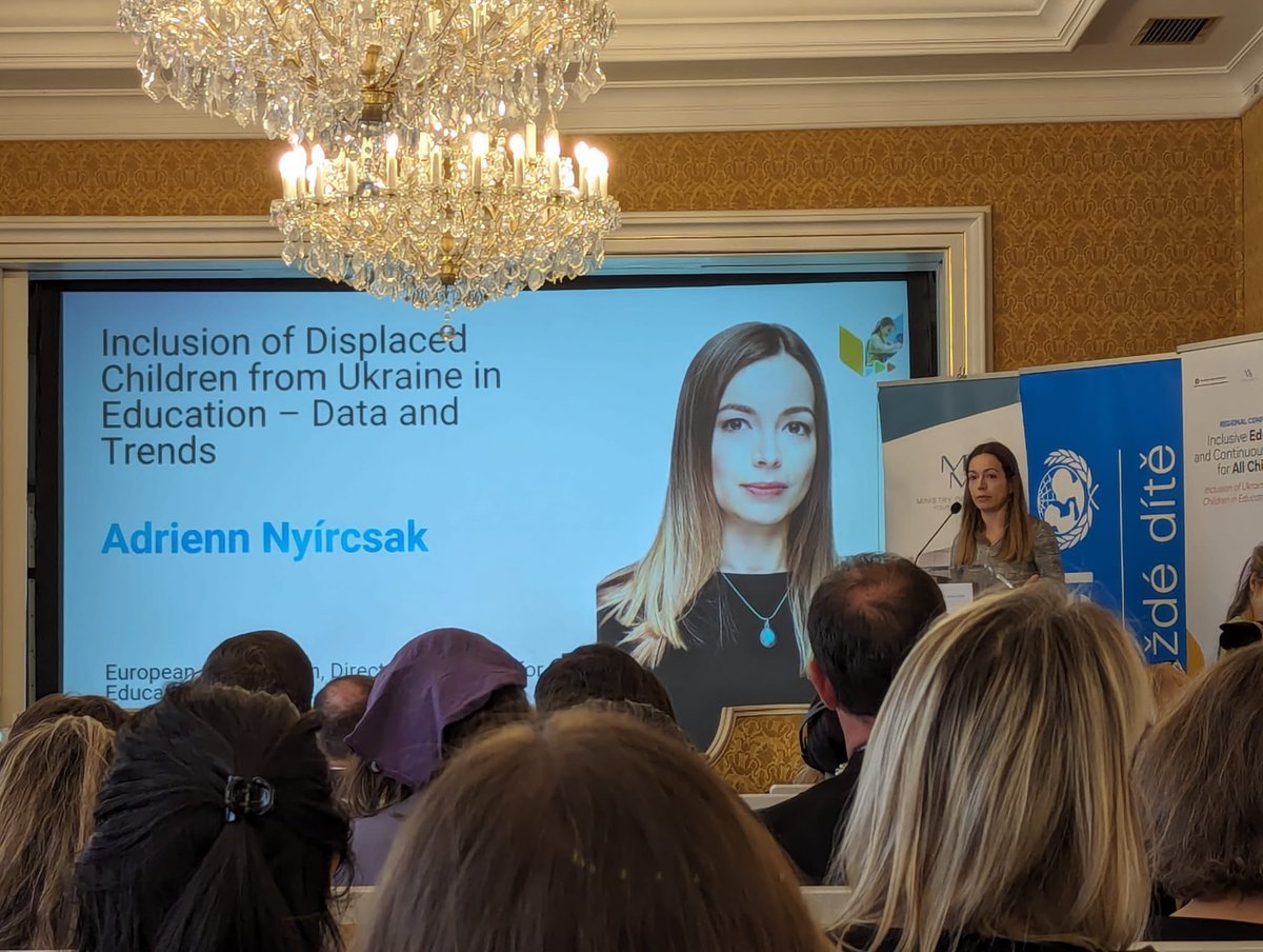 SwissEmbassyCZ's tweet image. We are attending the Regional Conference on Inclusive Education and Continuous Learning for All Children in Prague organised by @UNICEFCZ + @msmtcr. This conference marks a key moment for enhancing the inclusion of #Ukrainan #refugee #children in host national education systems.