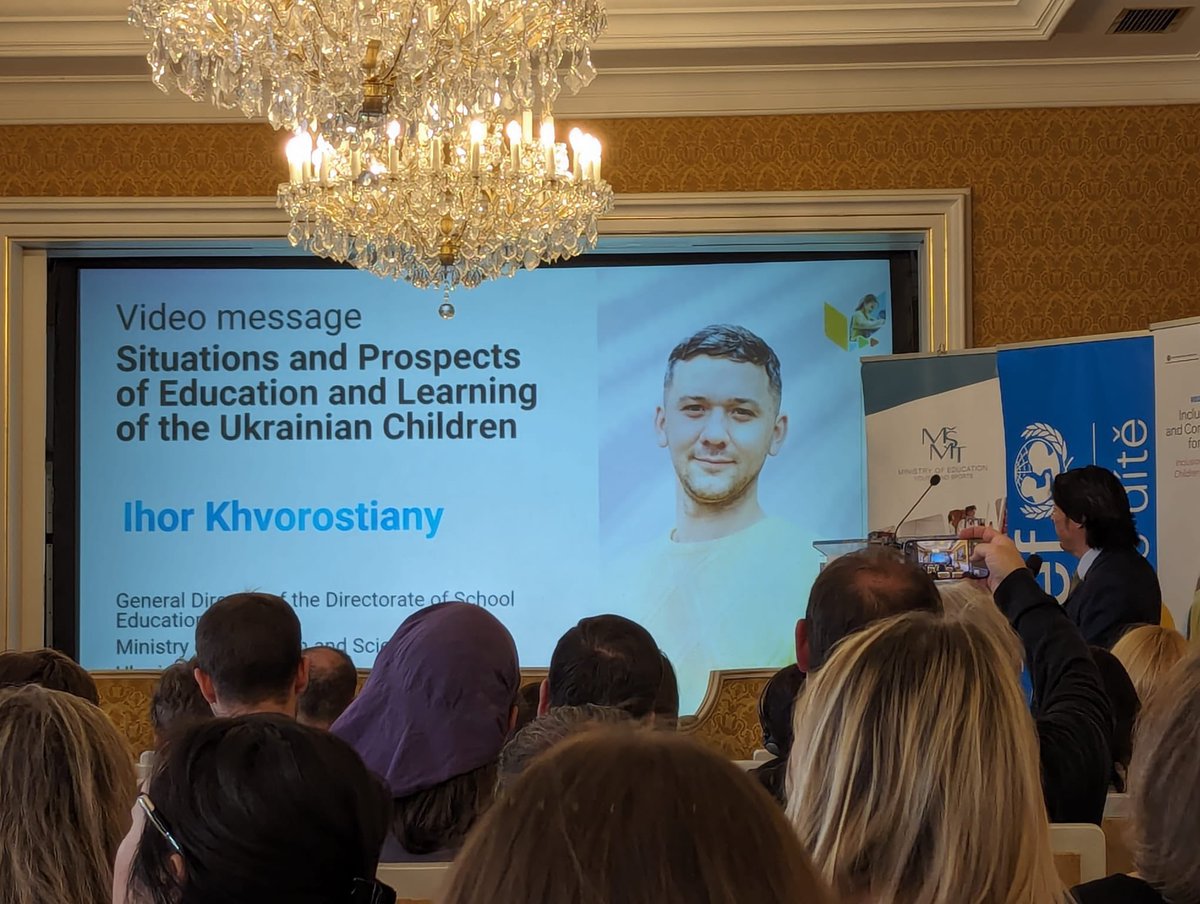 SwissEmbassyCZ's tweet image. We are attending the Regional Conference on Inclusive Education and Continuous Learning for All Children in Prague organised by @UNICEFCZ + @msmtcr. This conference marks a key moment for enhancing the inclusion of #Ukrainan #refugee #children in host national education systems.