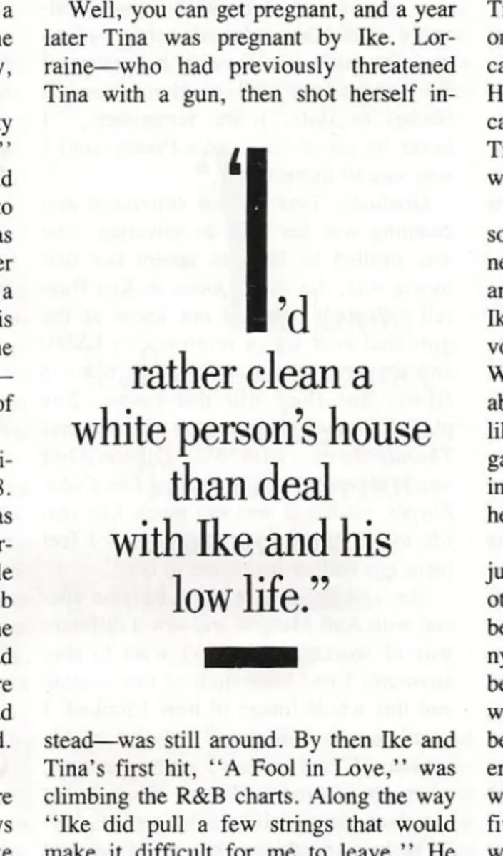 tinaturnerblog's tweet photo. ‘I’d rather clean a white person’s house than deal with Ike and his low life’ - @tinaturner for Vanity Fair (1993) - Full interview: https://t.co/3aUB7f6Cew 
#tinaturner #vanityfair #whatslove30 https://t.co/BoxqNNfESU