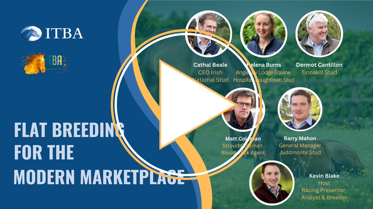 ITBAnextgen's tweet photo. Missed the #ITBAnextgen Breeding Seminar on 'Flat Breeding for the Modern Marketplace'??
๐บWatch back the event with our expert panel for tips and tricks and everything breeding: https://t.co/8v2qO0Jql2
#learntodayleadtomorrow https://t.co/f6BByD1iY4