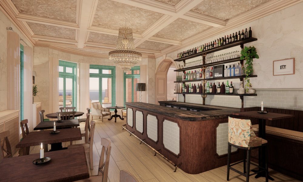 ichoosemag's tweet photo. How good does @1000TradesJQ On The Park look? 

It's the newest launch from JQ pub doyens 1000 Trades and it'll sit as part of the beautiful Lightwoods House, overlooking Lightwoods Park, Bearwood. They're hoping to be open in April.

With the help of Brum's bar and restaurant interior specialists 2G, 1000 Trades On The Park will use reclaimed dark-stained timber and a large feature chandelier to restore bags of the Georgian character of the House.

What about the food? Well the Trades team have joined forces with Dan Lee, winner of Masterchef 2021, as executive chef!