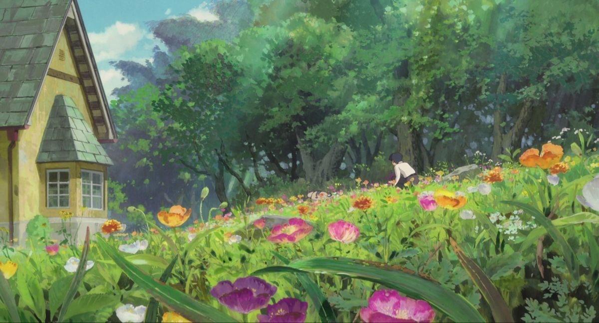 anime_'s tweet photo. Ghibli cottage. https://t.co/gZXOj0wz80