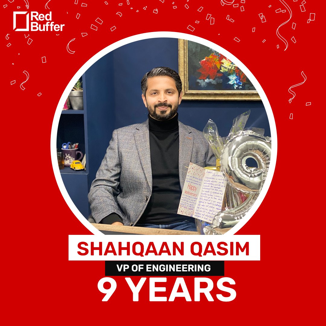 Today we are wishing our head of engineering, Shahqaan Qasim a very happy 9th work anniversary! 🎉

Here's to the lessons learned, the challenges conquered, and the many more successful years ahead 📊

#Workiversary #9Years
