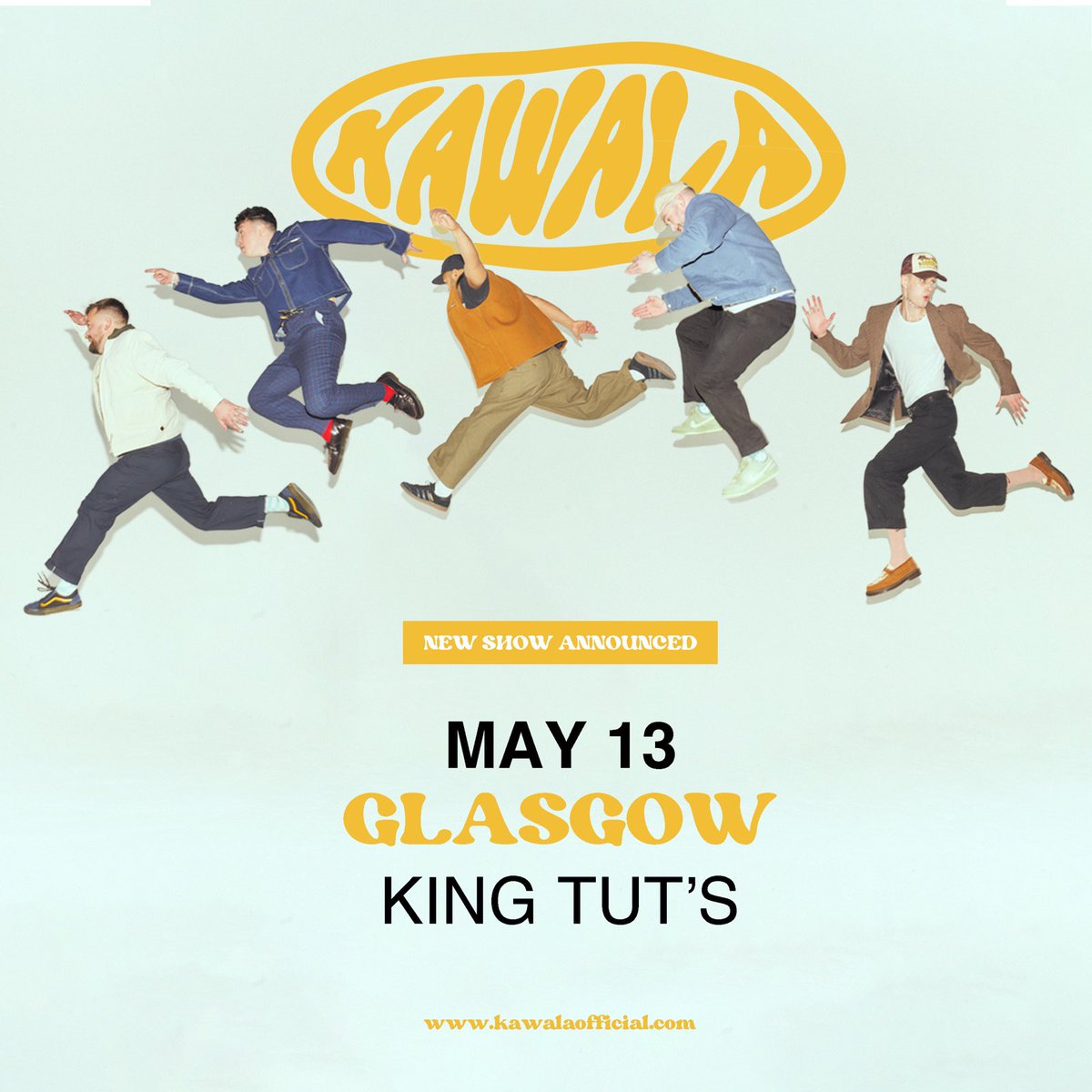 Buzzing to be adding @kingtuts to our May headline tour! 🏴󠁧󠁢󠁳󠁣󠁴󠁿🤩 Tickets on sale 10AM TOMORROW 🚨⏰