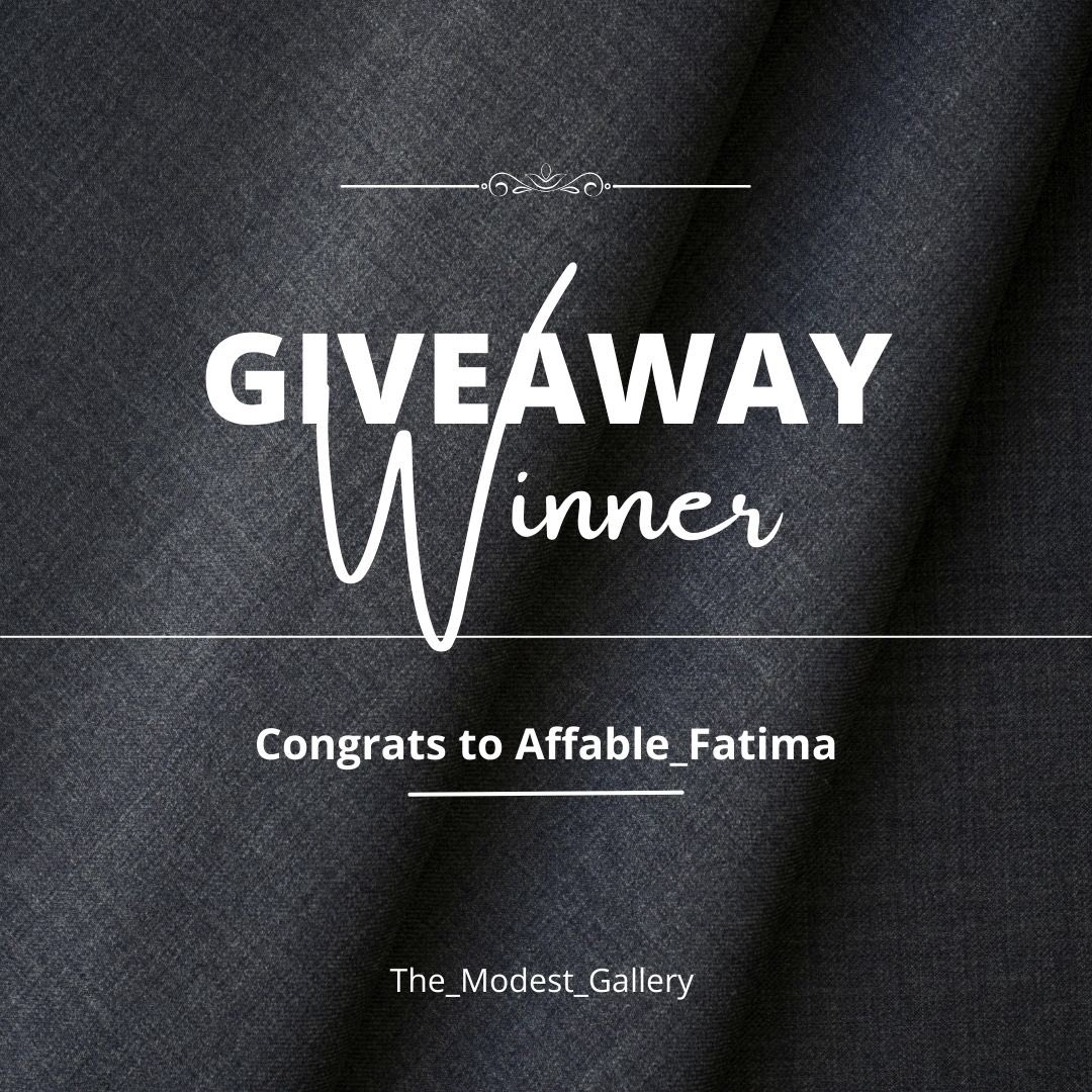 As promised, we’re pleased to announce the winner of our giveaway. Congratulations to <a href="/BuwarehSanu/">Affable_Fatima🇬🇲🇲🇱</a> for winning our hijab package. Kindly reach out so we can arrange your package delivery. Thank you all for participating, keep following and supporting for more surprises ahead.