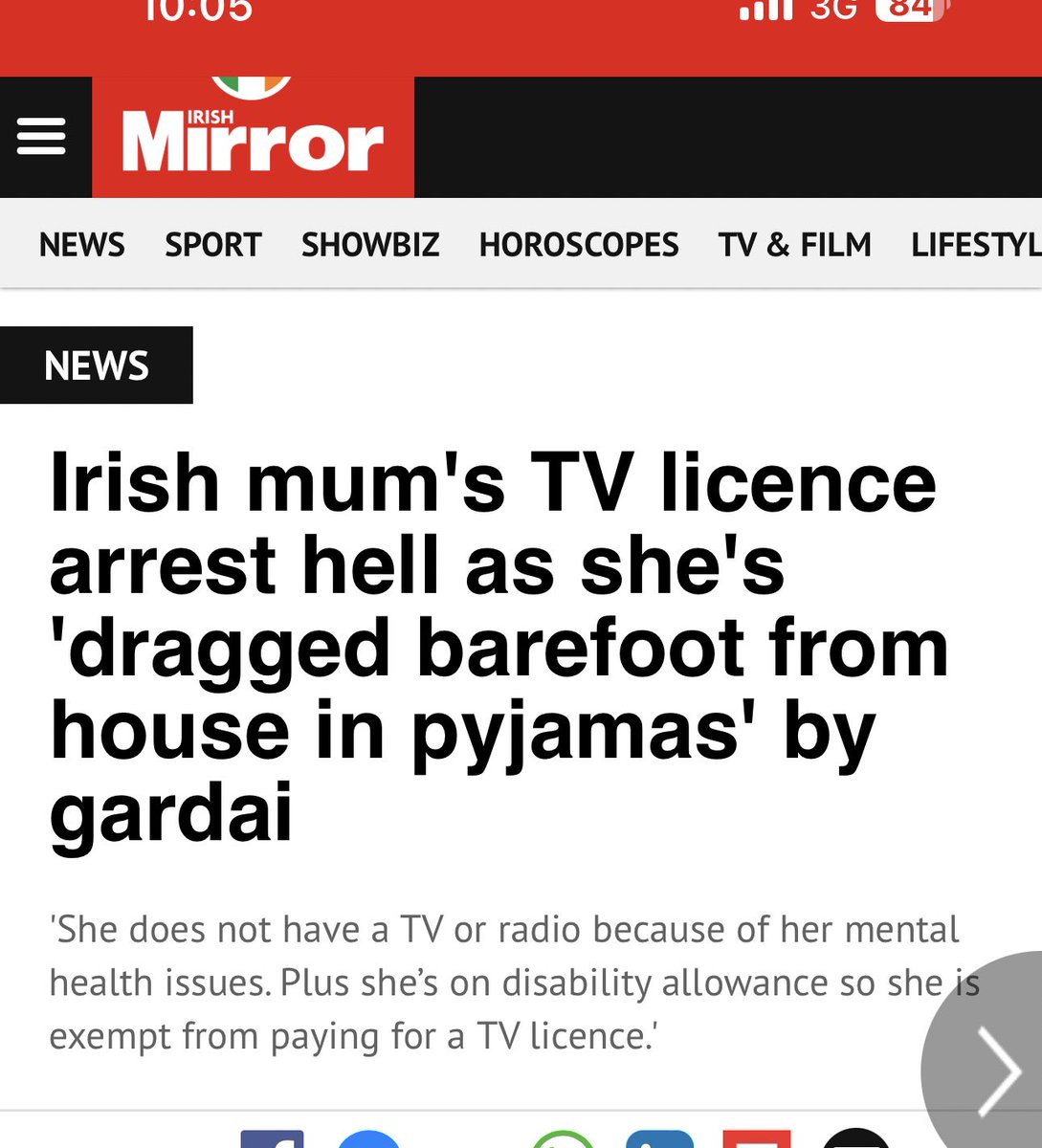 When are RTE top brass going to be interviewed by An Garda Siochana… oh I forgot they’re too busy arresting people for not paying their TV licence.
