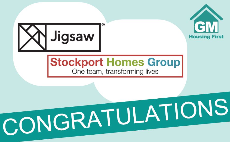 Thanks to our heroes from @SupportByJigsaw and @StockportHomes who have helped another person into a home of their own and on the path to a brighter tomorrow. Together, we are making a difference #housingfirst #bebrave