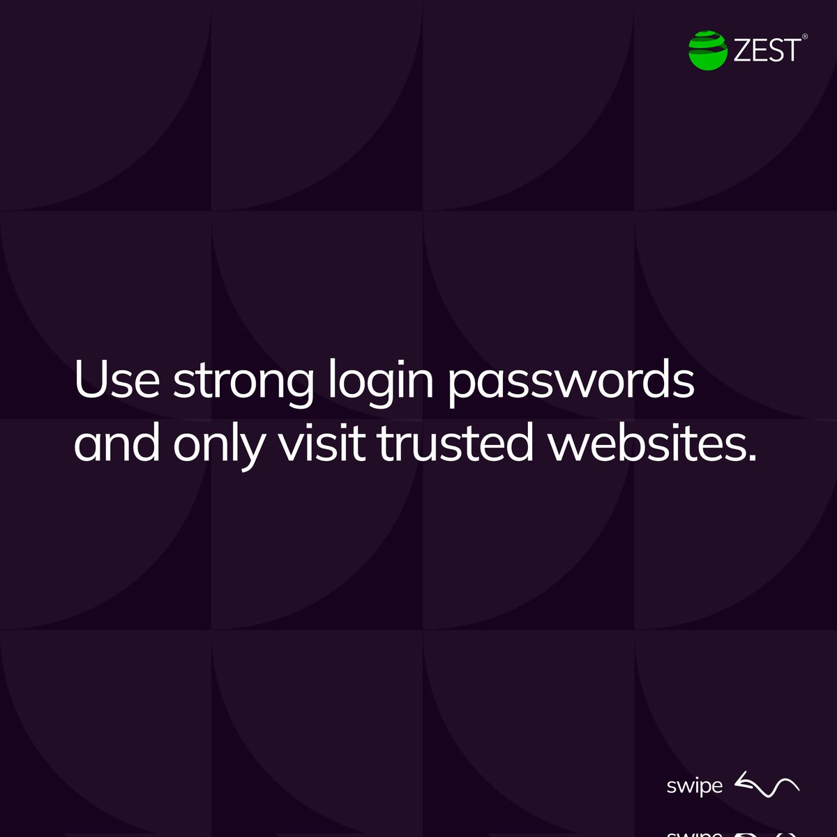 zestpayment's tweet photo. Stay Alert, Stay Safe!
Here are 4 essential tips to shield yourself from phishing attacks.
PS: Zest would never call, SMS, or send an email requesting your card details, OTP, login details or other account related information.
#GoForBetter #CyberSecurity https://t.co/as3DqKloVN