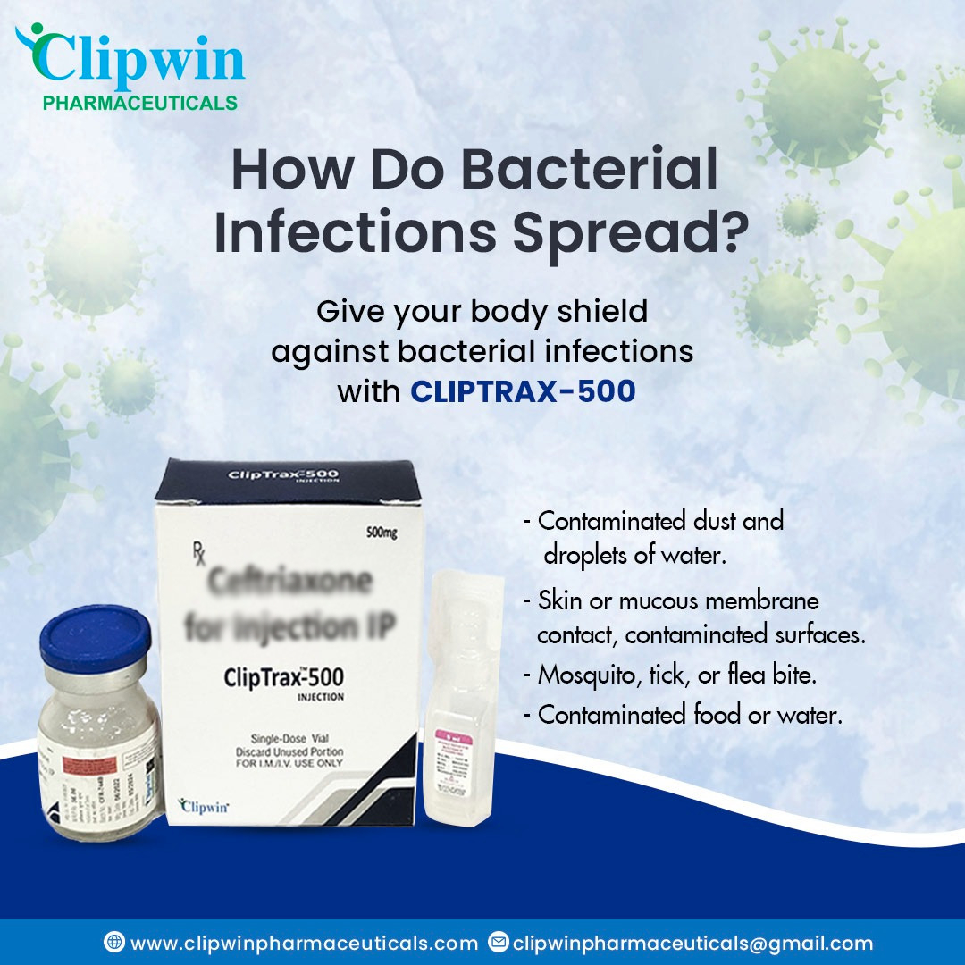 Clipwinpharma's tweet photo. Protect yourself from bacterial infections with ClipTrax-500. Discover how bacteria spread through contaminated dust, water droplets, skin contact, and contaminated surfaces.

more info
https://t.co/fucvwU5rrw
9501511371

#BacterialInfections #HealthShield #MosquitoBites https://t.co/EZtXYVaIeU