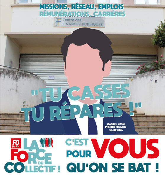 fodgfip's tweet photo. Casse du réseau, suppressions d'emplois, déroulement de carrière, rémunérations... Quand comprendra-t-on enfin qu’affaiblir la DGFiP, administration chargée de financer toutes les autres, c’est affaiblir l’État et affaiblir la République ?
#LaForceDuCollectif https://t.co/IRLLjnBc1s