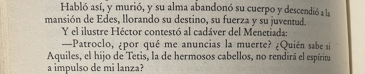 ismarescobar_'s tweet photo. ¿Qué clase de traducción de M es esta que le dan a Hades en la Ilíada? 
¿Edes? Cada día traducen peor los libros. https://t.co/YJ97vFEytV