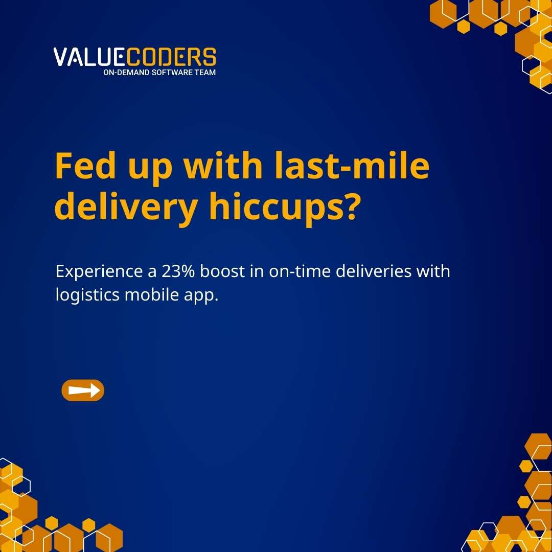 ValueCoders's tweet image. Revolutionize your logistics with a driver app! Boost delivery efficiency by 20% and cut operational costs by 15% with our software. 🌐 Explore more: valuecoders.com/industries/log…

#LogisticsTech #TransportationSoftware #SoftwareDevelopment #ValueCoders