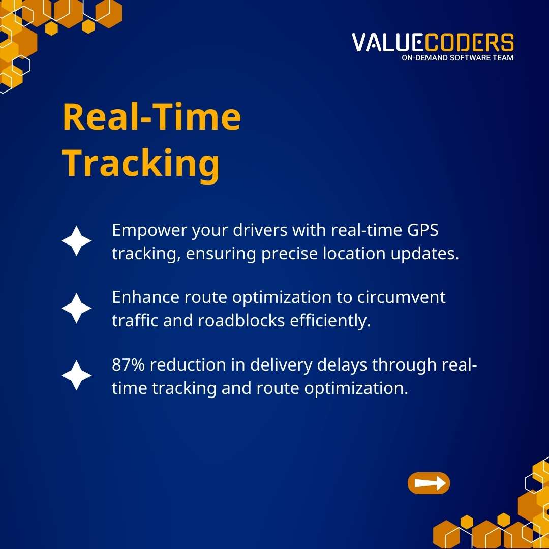 ValueCoders's tweet image. Revolutionize your logistics with a driver app! Boost delivery efficiency by 20% and cut operational costs by 15% with our software. 🌐 Explore more: valuecoders.com/industries/log…

#LogisticsTech #TransportationSoftware #SoftwareDevelopment #ValueCoders