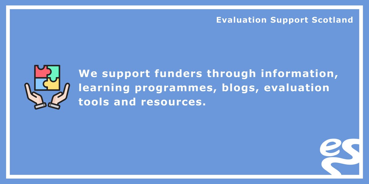 Funders can have a strong influence on the effectiveness of third sector evaluation. Are you a funder?💡 Follow our tips and use our resources to ensure your reporting practice as a funder results in useful and proportionate reporting.⬇️ evaluationsupportscotland.org.uk/what-we-do/sup…
