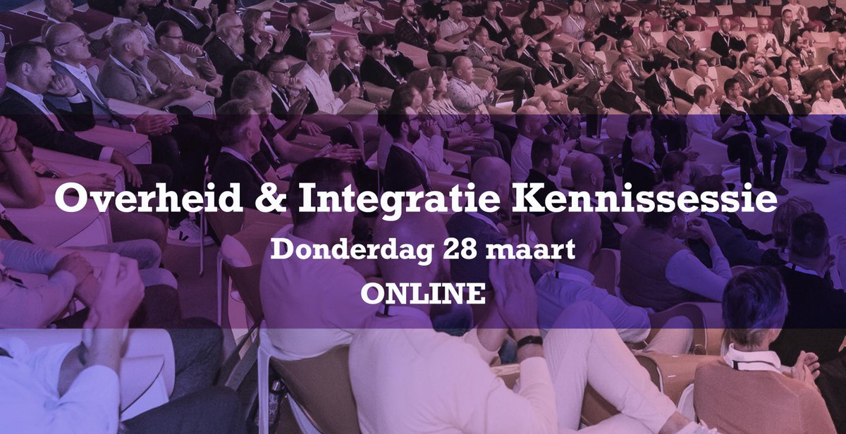 🔵 Save the Date 🔵 
Op 28 maart organiseren wij een ONLINE Overheid &amp; Integratie kennissessie. 
Benieuwd naar het thema?

➡️ Lees meer en registreer : eu1.hubs.ly/H07B2b-0
#ITIntegratie #SlimmeOverheid #Samenwerking