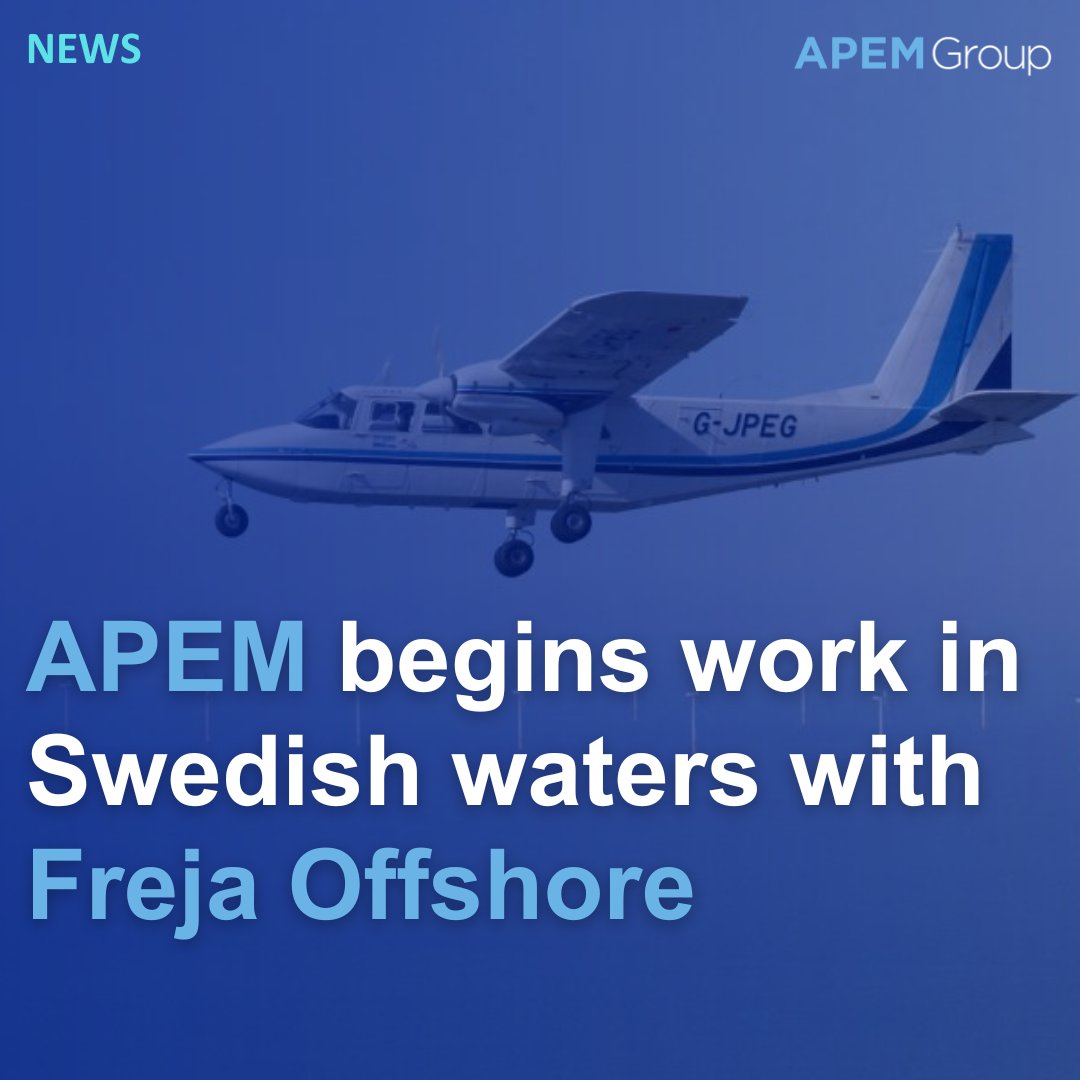 APEM kicks off the year with a venture into Swedish waters, collaborating with Freja Offshore for seasonal offshore digital aerial surveys in the Baltic Sea. Find out more: bit.ly/49xwnNz
 
#OffshoreWind #Renewables #NetZero #Sweden #WindEnergy #Surveying #CleanEnergy