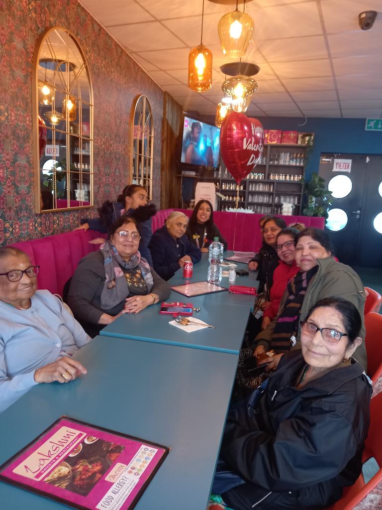 Valentines Day at the Chill and Chat Social Group.