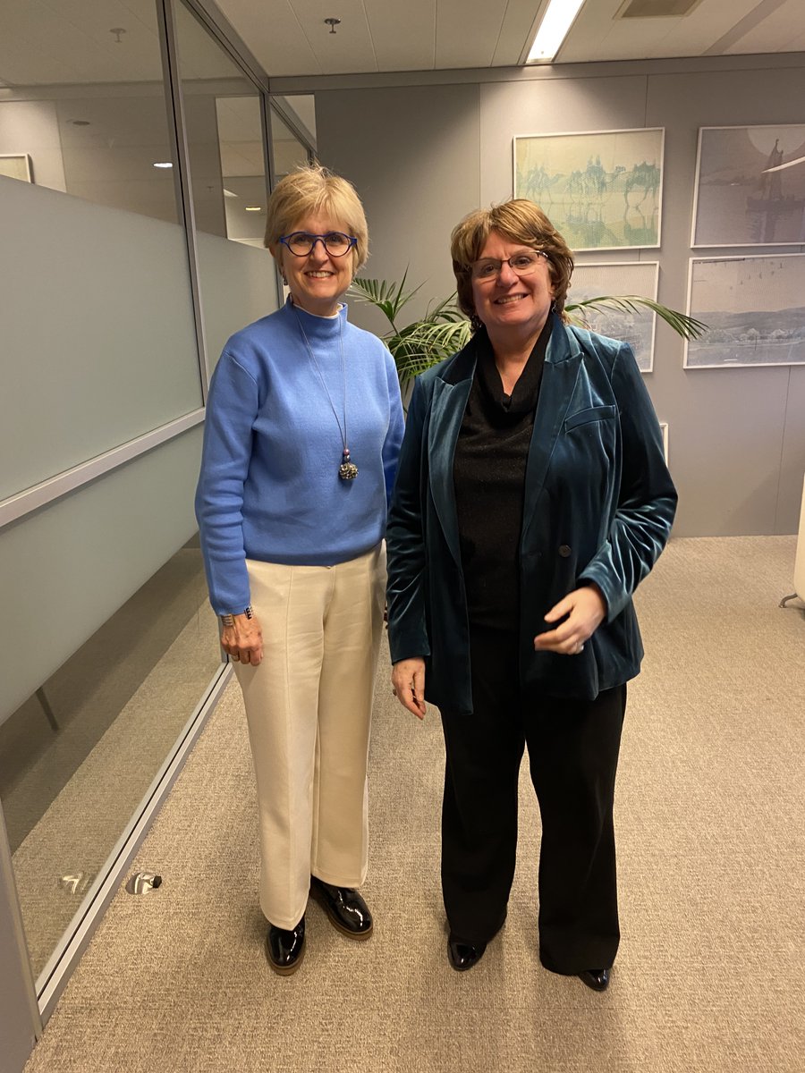 🇪🇺 🇳🇱 EIGE’s Director @CarlienScheele met with key stakeholders during a country visit to the Netherlands. She met with the Netherlands’ Commissioner for combatting inappropriate behavior and sexual violence, @mariettehamer. They discussed EIGE’s work and resources.