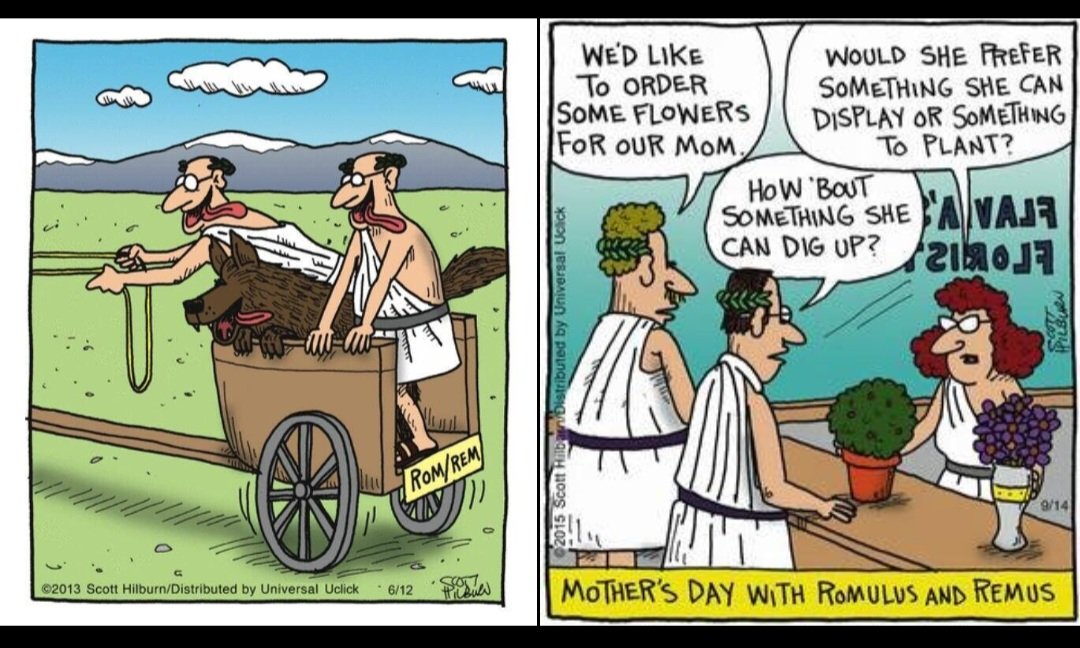 antinousgaygod's tweet photo. 🪷 On 15 Feb the #Lupercalia begins! #RomulusandRemus take their dear old mom out for a Lupercalia drive. Such devoted sons #Romulus and #Remus were to their beloved #Lupa she wolf adoptive mother: https://t.co/jKQ3W4EFxw 🪷 https://t.co/tVVl4pdA8m