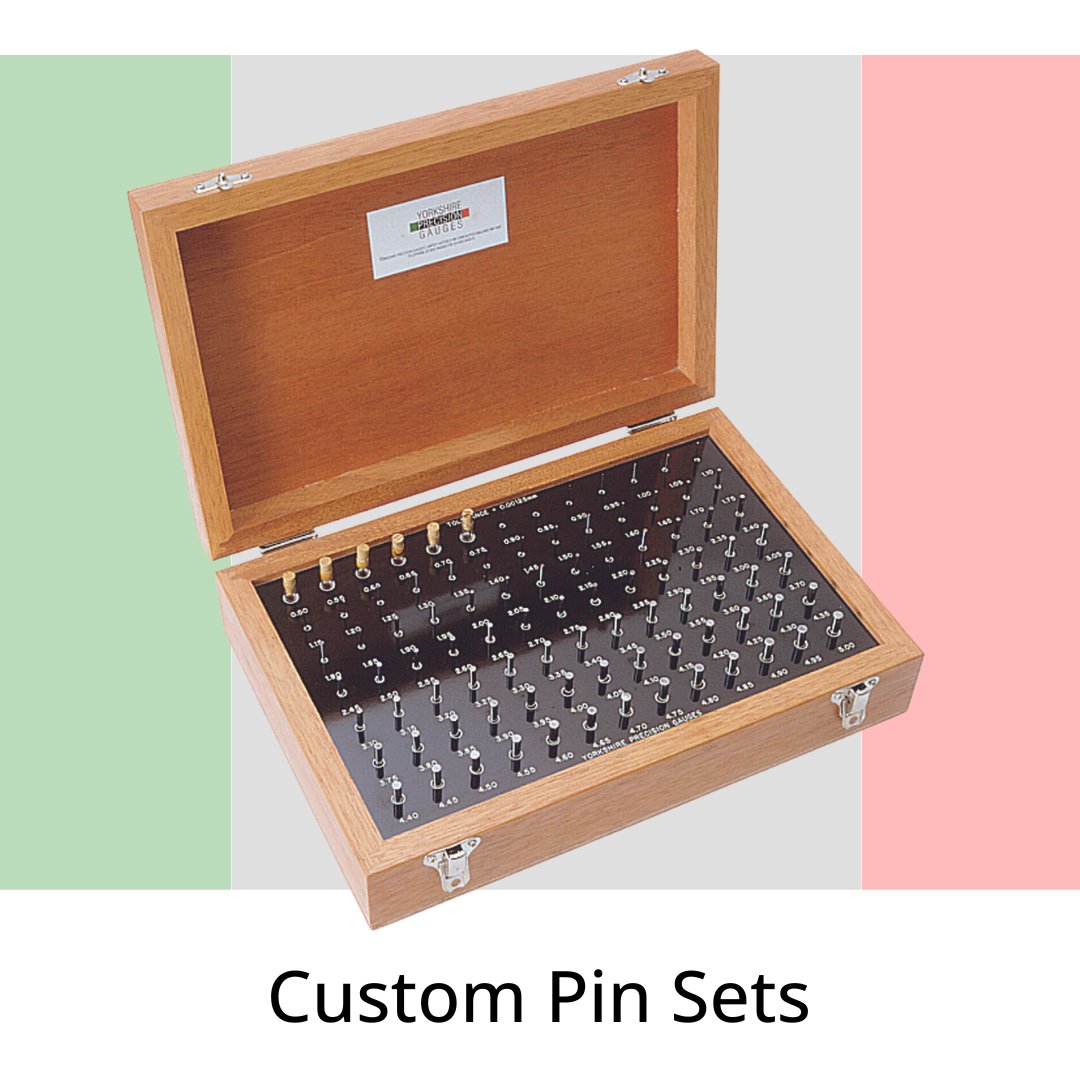 YPG_ltd's tweet image. Where precision is imperative, we offer custom-built #pinsets tailored to your specified size - ranging from 0.2mm to 19.30mm diameter.

Check out our page for more details and website on how to order: bit.ly/3M7rAcB  

#CustomPins #Engineering #Gauges #BritishSME #UKEng
