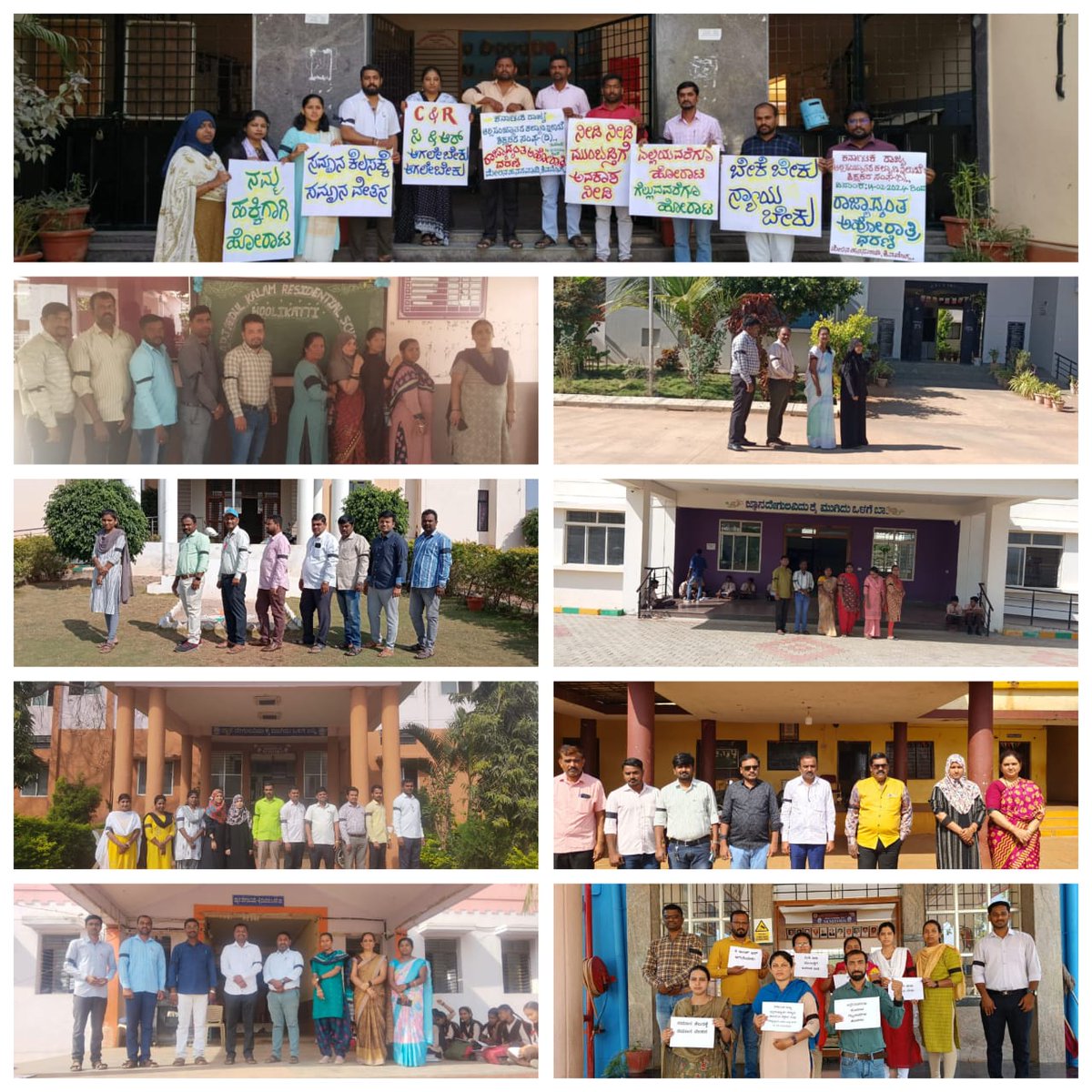 KSMWTA786's tweet photo. @BZZameerAhmedK @CMofKarnataka @DOMGOK 
 Honourable CMsir, Mnister sir and director sir,we the Teacher association of minority welfare department called  silent protest to drag the attention of government and concerned department urging to release revised C&amp;R &amp; solve other issue https://t.co/xDG20YHdWB