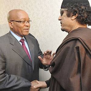 MainlandAfrica's tweet photo. How Zuma and Gadaffi got outwitted by Bush,Blair,Hillary,and Obama.

1. In 2003, Tony Blair and Bush convinced Colonel Gadaffi to give up nuclear program and give up weapons of mass destruction in exchange for the West ending isolation of Libya and lifting sanctions.

2. In 2011  Hillary and Obama lobbied the current Anglogold Ashanti Senior VP, then SA permanent representative to the UN @BSangqu to vote for NATO military intervention in Libya.  Obama confided in Zuma that the intervention is only going to be limited to protecting civilian lives.  At face value it seemed like the last resort to achieve peace. The West had already thwarted the African Union led by Zuma to solution which  Gaddafi had accepted. The leader of the western sponsored rebels,Mahmoud Jibril wanted Gaddafi gone, denounced Zuma, and refused the AU proposal. He is also the source of lies about billions of Libyan dollars belonging to Gaddafi being stashed in Zuma's house.  In all this , Zuma was the stumbling block. Even in voting the way it did, the SA team explained why it was voting for the intervention based , little did they know all the USA needed was a vote to allow intervention, from there onwards it was going to be all in NATO's hands to achieve the mission of ,not of protecting civilians but killing Gaddafi. Hillary Clinton is popular for her  "we came,  we saw ,he died".

3. The USA made sure it did not end with the elimination of Gaddafi but moved on to a process of smearing Zuma. It was at the beginning of his second term that the western sponsored political tide began turning against Zuma. The western elements had already put their succession plan in motion by placing Cyril Ramaphosa as Deputy President.  Manufactured scandals against Zuma began to surface, Soros funded civic organisations to apply pressure, courts were used to deal with the man to the extent that some of his powers were being clipped by the Constitutional Court. Opposition political parties all got drummed up to deal with Zuma in parliament leading to 9 different motions of No Confidence votes against the man. When all these failed, a secret ballot  vote was introduced in parliament to impeach President Zuma, the liberal elements of the ANC were now more emboldened and at the forefront of calling for Zuma to resign. He was not going to survive the impeachment vote, so he resigned.  BUT that was not to be the end, the chasing continued until they imprisoned him - the end goal has always been his total elimination just like Gaddafi.

So , you must understand  this is the reason why the ANC is attacking President Zuma for joining MK. There is now a court case where the ANC wants the IEC to deregister MK. They preferred Zuma isolated within the ANC , now they have 'lost' control of him BUT that doesn't mean their western sponsored philosophy of " a living Zuma is a dangerous Zuma" has changed.

Some people want to know who is funding MK, well i don't know BUT if Gaddafi were alive the mainstream media will be telling you that it is Libya. I wonder why they are not telling us the party is run using " Gaddafi millions stashed in Nkandla".

What remains is that if it weren't for the elimination of Gaddafi, the South African, and African overall political landscape would be different to what it is now. President Zuma might have survived some persecutions he went through. 

After Zuma, it is Julius Malema that is going to be managed at all costs.  Just because he has been useful to them does not mean they are for him.