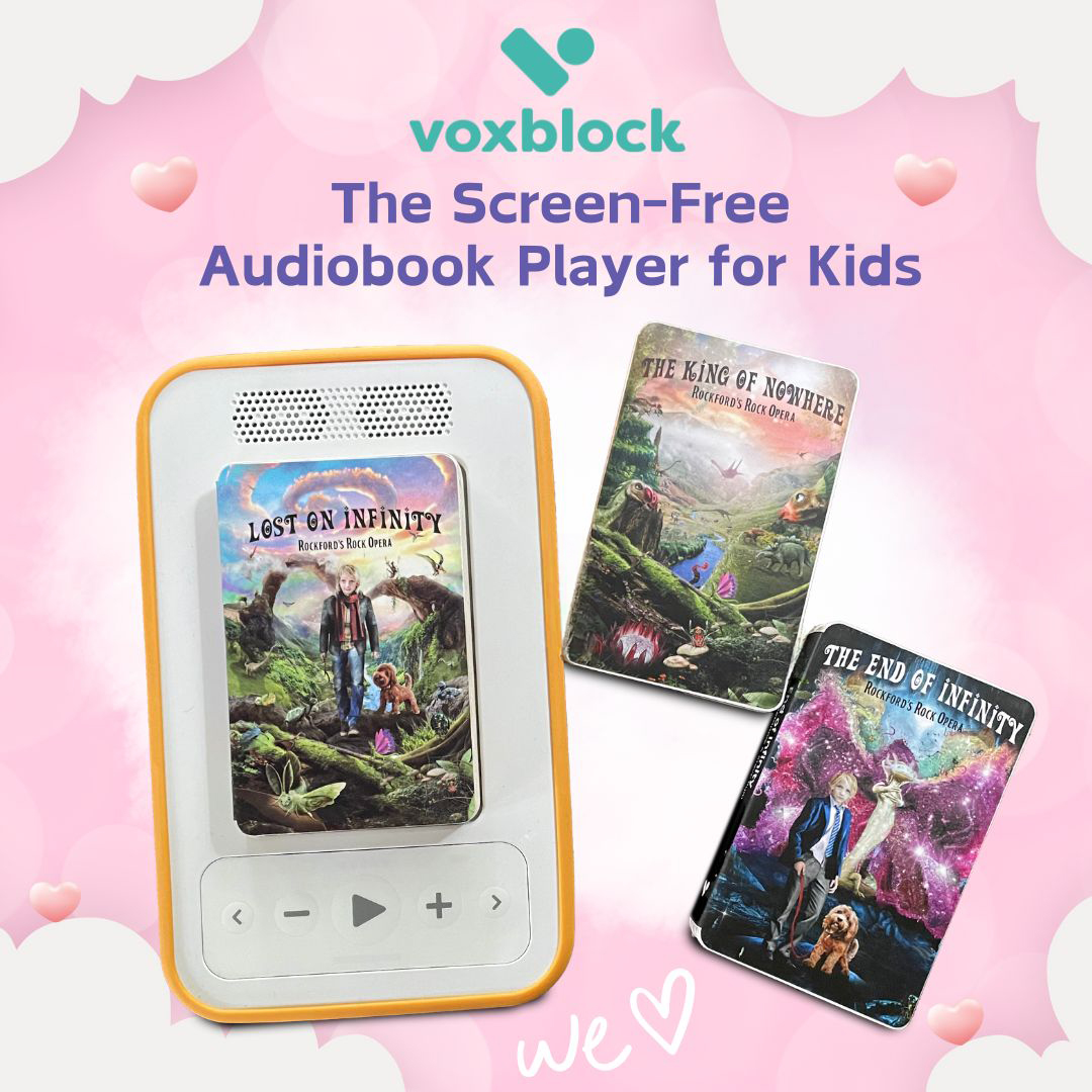 RockOpera's tweet photo. #Voxblock audiobook player - hundreds of fantastic, real audiobooks. ๐ง No app ๐ง No download ๐ง No setup, it's ready to play and go. Get the Lost on Infinity Audiobook Bundle, perfect for car journeys and bedtime. https://t.co/Z2rtabW0F3
#audiobooks #screenfree #audiobookplayer https://t.co/nebaJ1HZtO