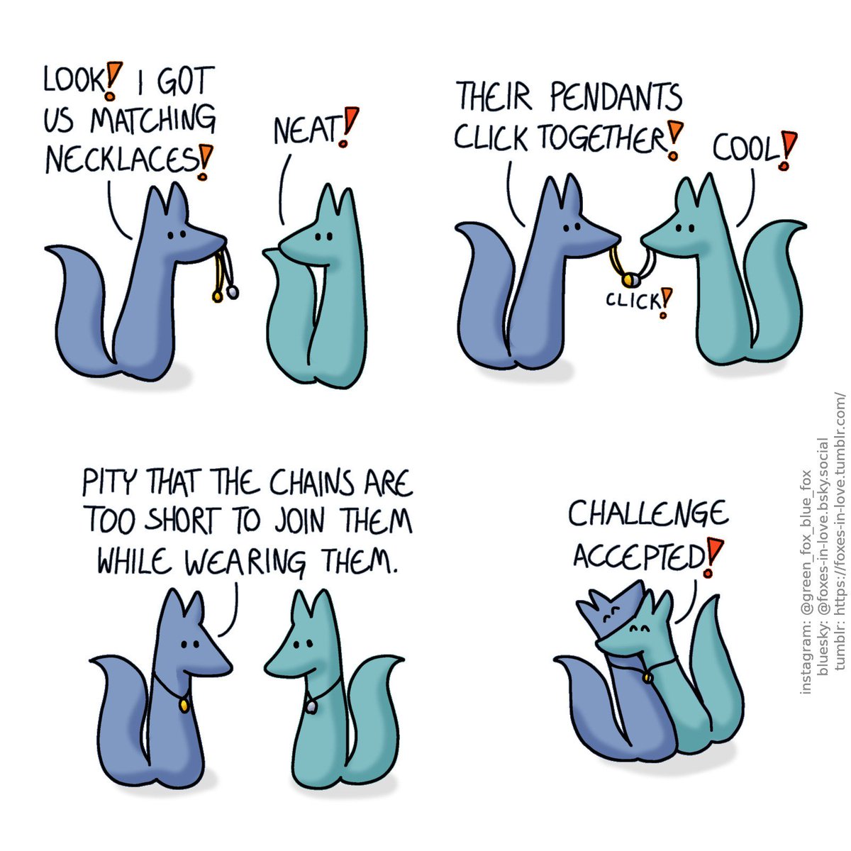Foxes in Love tweet media