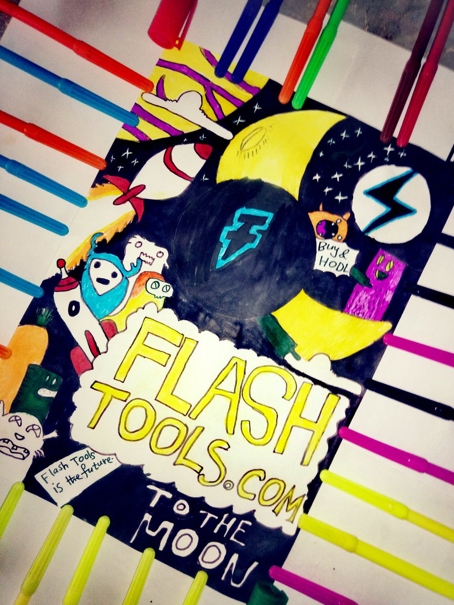 OSKEN12345's tweet image. Original entry about a 7 hour hand-drawn @flashlabs_SG project. I hope you like its authenticity🎨
@flashlabs_SG To the Moon🚀🎨
 
#FlashTools  #FLASH
$FLASH