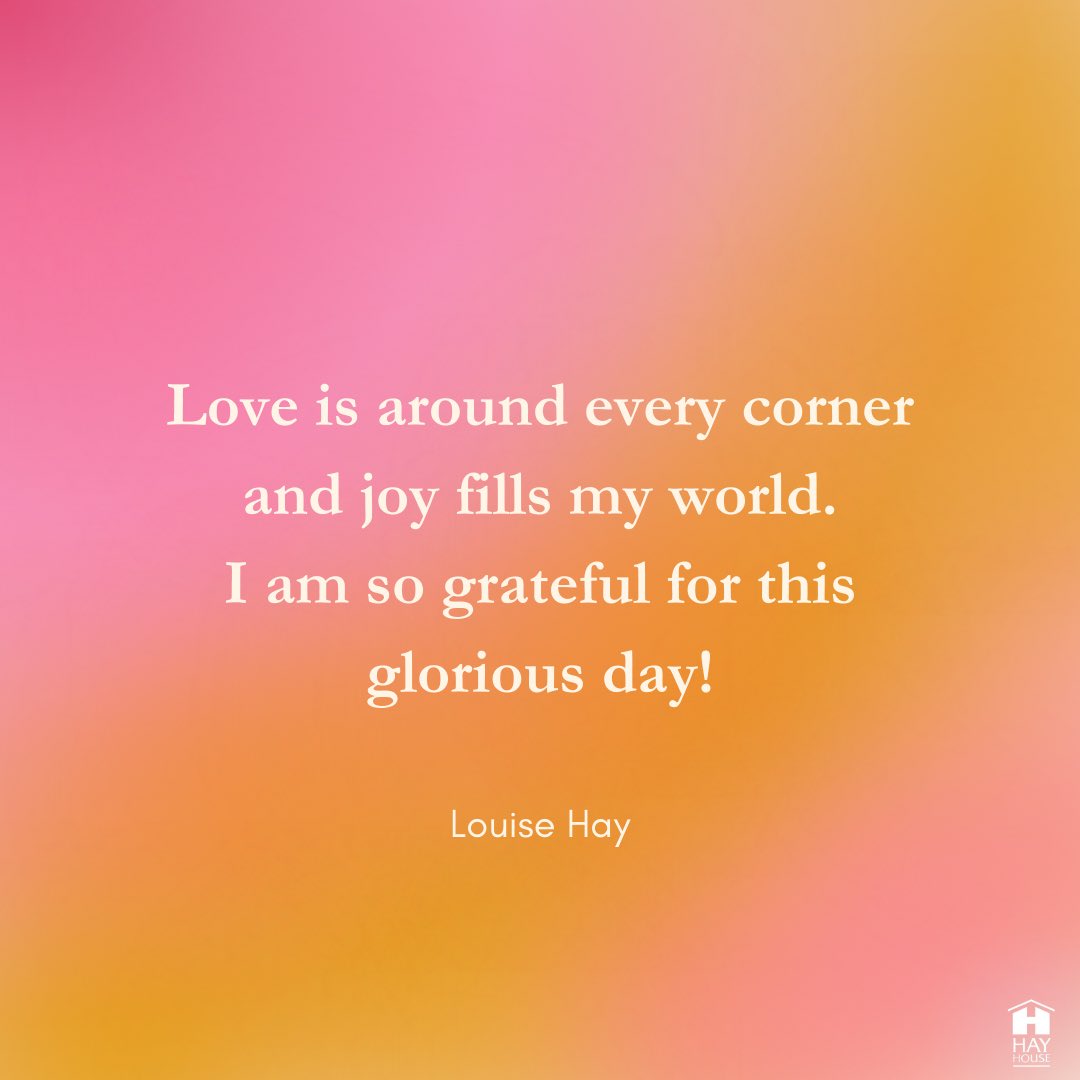 Here’s your affirmation of the day from #LouiseHay 💜