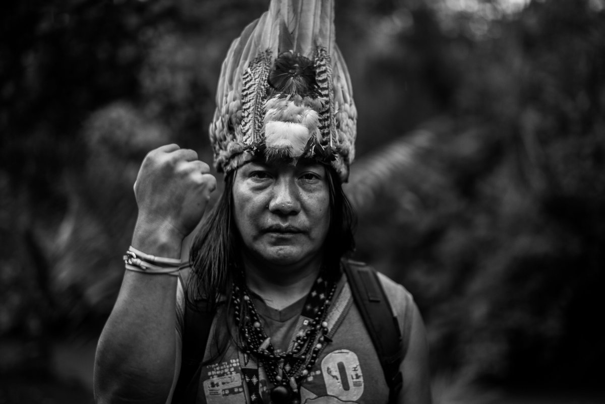 “This photo was taken after my morning bath in the river where I had seen an anaconda. I remember Manari telling me, 'don’t worry, she ate already' with so much confidence, trust in the systems, being in tune with nature &amp; its species” <a href="/AnOtherMagazine/">AnOther Magazine</a>  anothermag.com/art-photograph…