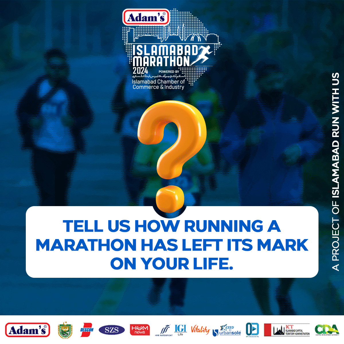 Every marathoner has a story to tell. How has running at #IslamabadMarathon2024 left its mark on your life?

#IslamabadMarathon #islamabadmarathon2024 #Islamabadrunwithus