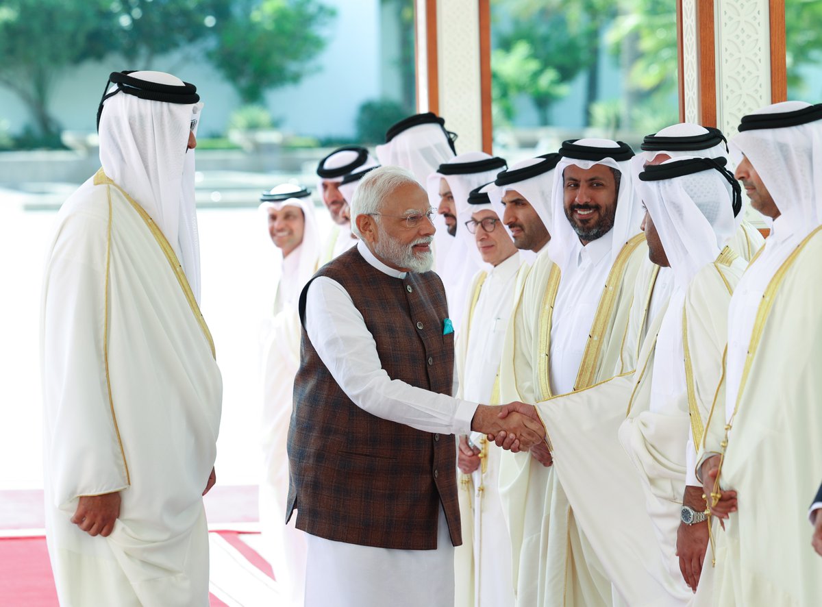 India and Qatar ties are growing stronger and stronger! Here are glimpses from today’s ceremonial welcome.