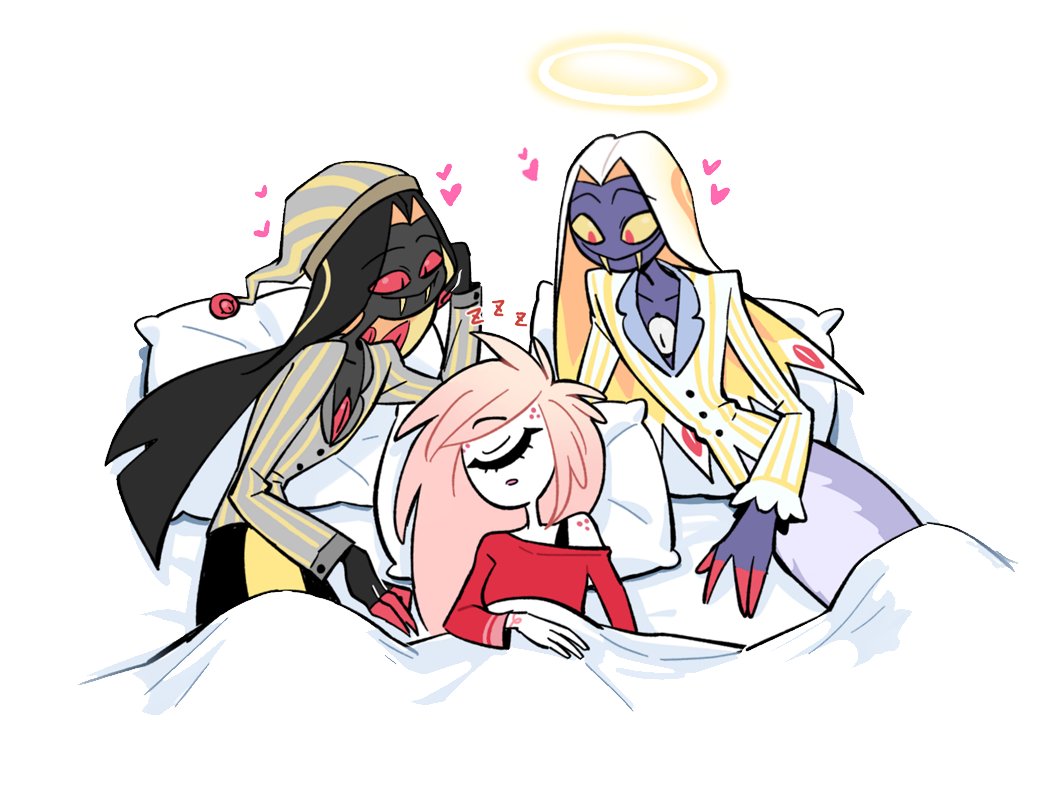 🐍🍒🐍
“I enjoy admiring your slumbering countenance before I retire for the night.”
#HazbinHotel #Cherrisnake