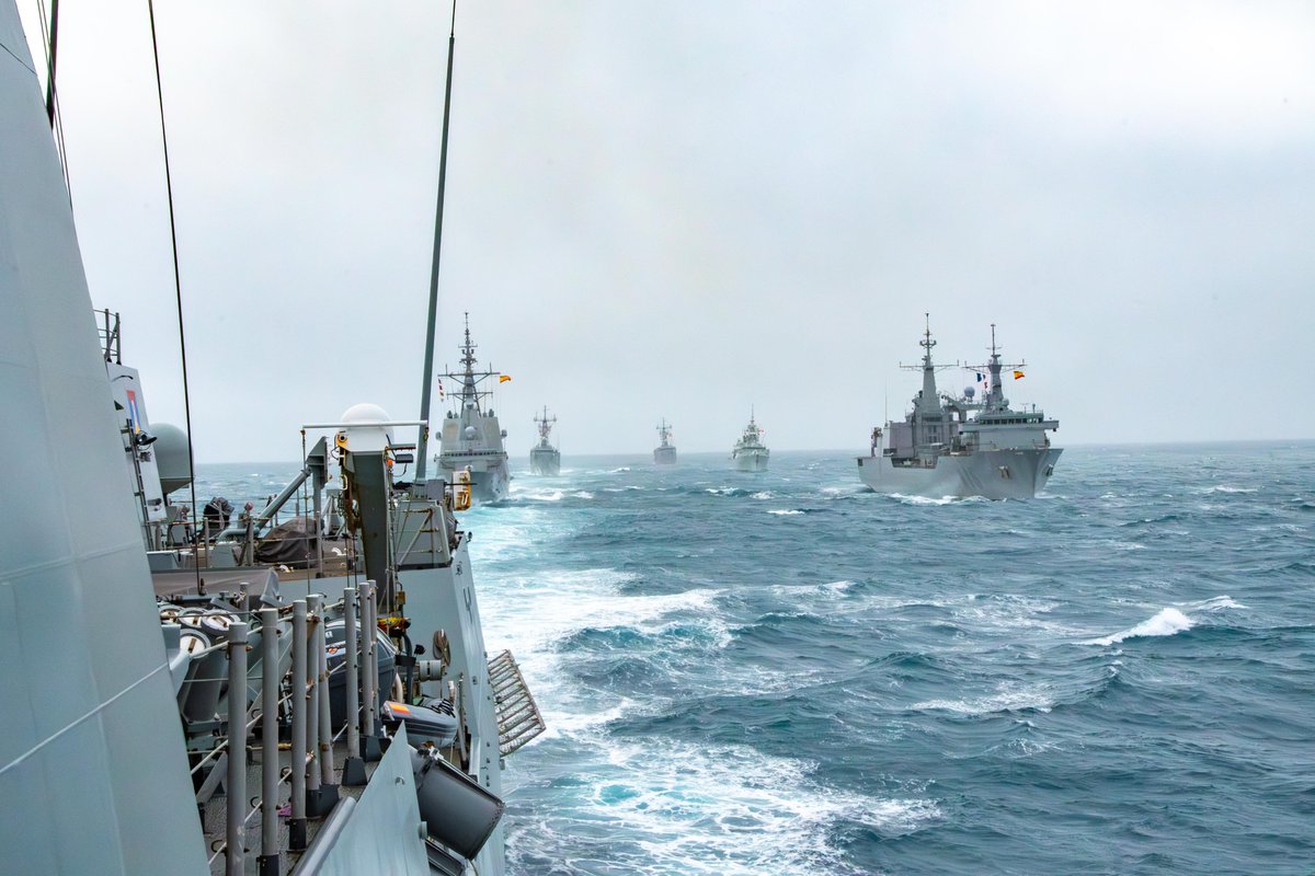 Maritime-focused live exercise (LIVEX) as part of STEADFAST DEFENDER 24 (STDE24) started with 🌊🌧️🌫️while the ships are conducting navigation and naval formation exercises. More than 50 naval assets including carriers, frigates, corvettes & destroyers will participate in STDE24!…