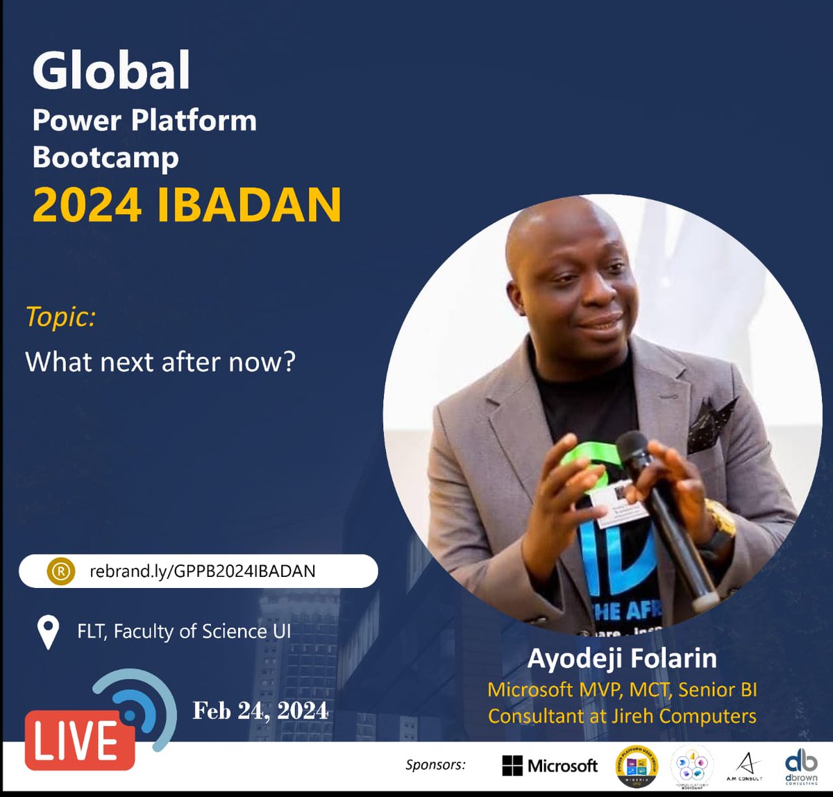 Asking '#WhatNextAfterNow?' Join us at #GPPBootcamp2024Ibadan to find answers with @deji_folarin Look beyond the current tech landscape and explore what the future holds🌟 #TechFuture Register here: rebrand.ly/GPPB2024IBADAN #GPPB2024 #GPPB2024IBADAN