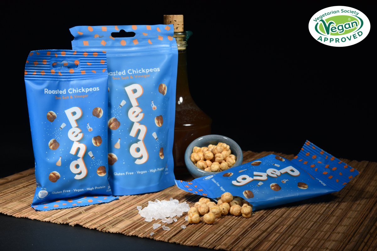 Nourish your body with TRUEDE Vegan Sea Salt & Vinegar Chickpeas – gluten-free, nut-free, and rich in fibre and protein🌱✨Snack with purpose and flavour! 💚 #Vegan approved by @vegsoc💫 #VegetarianSocietyApproved #WholesomeSnacks #VeganGoodness #GlutenFreeSnacks