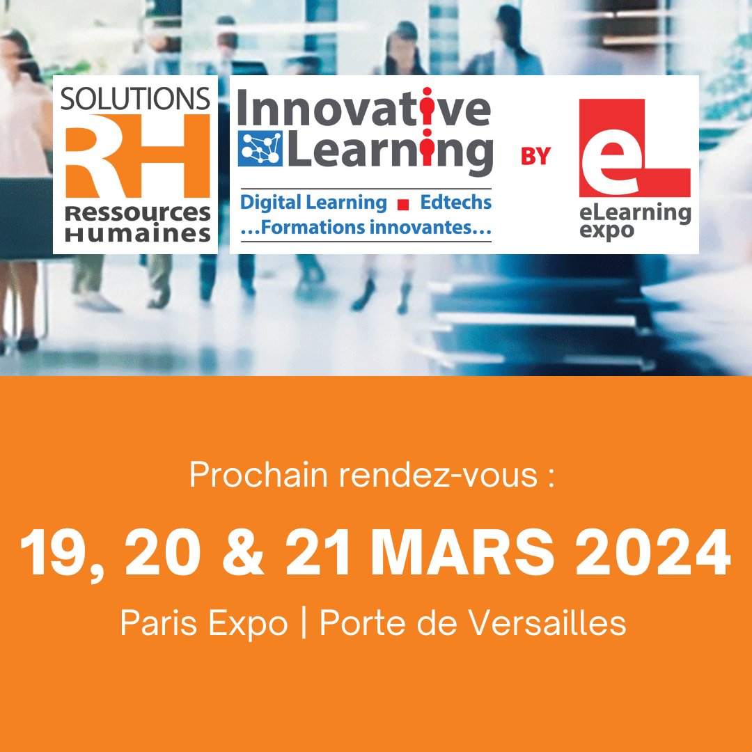 Solutions_RH's tweet photo. Notre salon approche et toute l'équipe du Salon Solution RH et ses exposants vous attendent pour une expérience riche en découvertes, rencontres et innovations. Préparez votre venue en toute tranquillité et télécharger votre badge👉🏻 https://t.co/MSwaFX3lZN #SRH #eLearningExpo https://t.co/VdSfx29PFW
