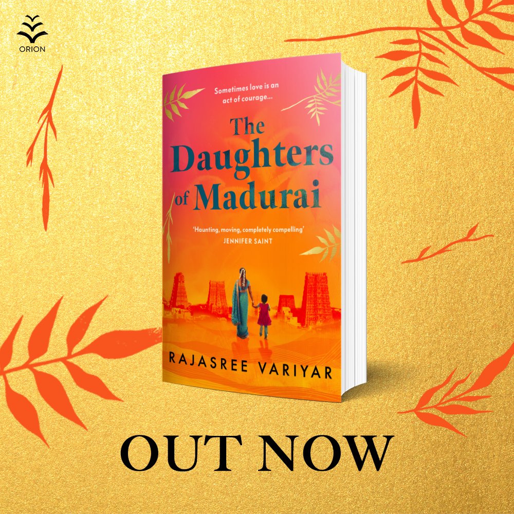 Orion Publishing (@orionbooks) on Twitter photo We're wishing a very happy paperback publication day to The Daughters of Madurai by <a href="/Raji_Warrior/">Rajasree Variyar</a>! š
āØ
For both Janani and Nila, love isn't simple.
Sometimes love is an act of courage...
OUT NOW: geni.us/DaughtersofMad⦠We're wishing a very happy paperback publication day to The Daughters of Madurai by <a href="/Raji_Warrior/">Rajasree Variyar</a>! š
āØ
For both Janani and Nila, love isn't simple.
Sometimes love is an act of courage...
OUT NOW: geni.us/DaughtersofMadā¦