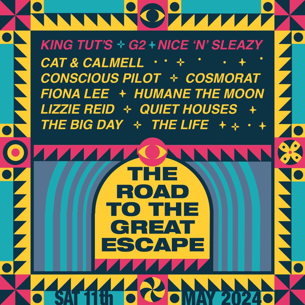 ๐ป๐ฏ๐ฌ ๐ฉ๐ฐ๐ฎ ๐ซ๐จ๐ (@thebigdayband) on Twitter photo Glesga! We are playing The Road to <a href="/thegreatescape/">The Great Escape</a> in Glasgow alongside some other local legends, Saturday the 11th of May. Tickets are on sale tomorrow at 10am ๐ซ Glesga! We are playing The Road to <a href="/thegreatescape/">The Great Escape</a> in Glasgow alongside some other local legends, Saturday the 11th of May. Tickets are on sale tomorrow at 10am ๐ซ