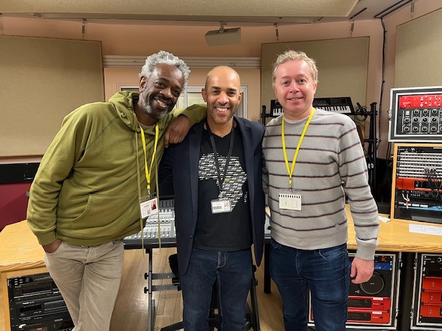 BPI Council indie label members Femi Olasehinde (@JAL_ola) and Adam Velasco (@CherryRedGroup) took a visit to @TheBRITSchool yesterday to learn more about the industry backed school in Croydon.