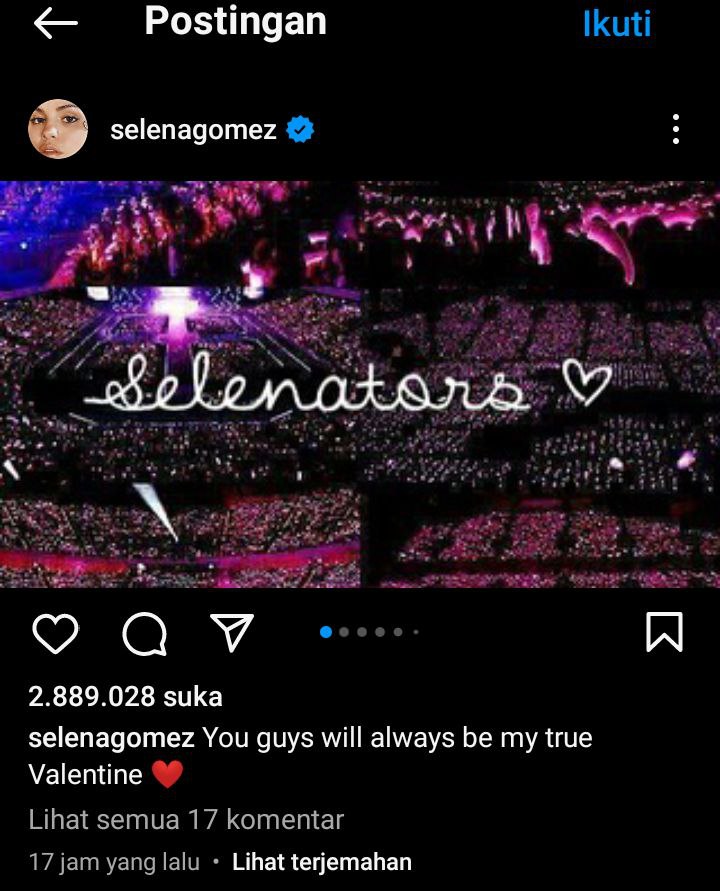 starfess's tweet photo. Tolong koreksi kalau aku salah, tp entah kenapa aku ngerasa yg di post Selena itu foto konser Girls' Generation (SNSD), tp kenapa dia nulisnya nama fan base dia? -star https://t.co/mmf6ii8MZE