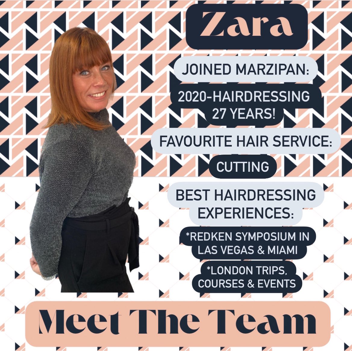 Zara joined us in 2020 but had worked with Hannah previously for many years. Zara has a great skill for cutting strong shapes & is known in the salon as our ‘mullet expert!’ Zara’s laugh is infectious & can be heard for miles❣️ #marzipanhair #truro #cornwall #ourgreatlittlecity