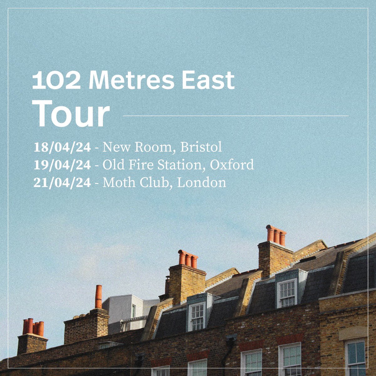 Tickets available now at www.spaffordcampbell/live These shows will be celebrating the release of our new EP ‘102 Metres East’ coming out on soon on Real World X.
