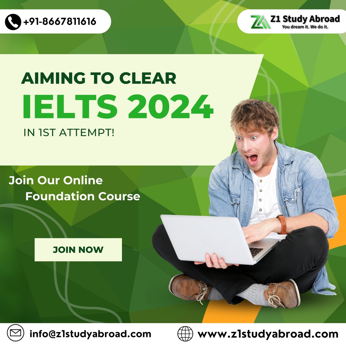 Z1Studyabroad's tweet photo. Dreaming of studying abroad? 🎓💼Follow us for expert tips, inspiring stories, and essential resources to ace your exam and turn your study abroad dreams into reality! 🌟 #IELTS #StudyAbroad More information
+91 8667811616

#z1studyabroad #ielts #ieltstips #ieltscoaching https://t.co/Phou1ZJDdR
