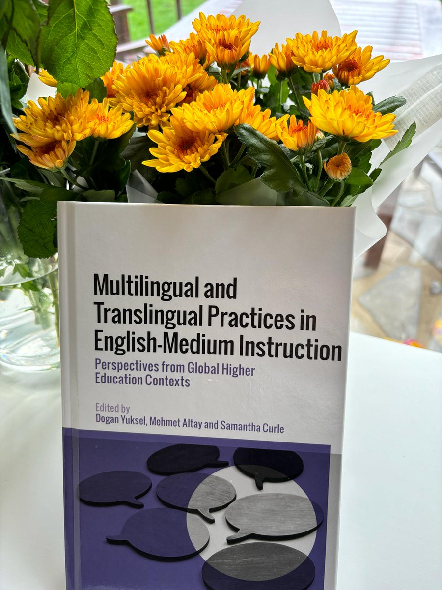 After working on it for almost three years, it's great to hold the editor copies of our book(w/<a href="/Mehmet_Altay_41/">Mehmet_Altay</a> and <a href="/SamanthaCurle/">Dr. Samantha M. Curle (she/her)</a>). 
Our edited book focused on multilingual and translingual practices in EMI.
For more information:
bloomsburycollections.com/monograph?doci…

bloomsbury.com/uk/multilingua…