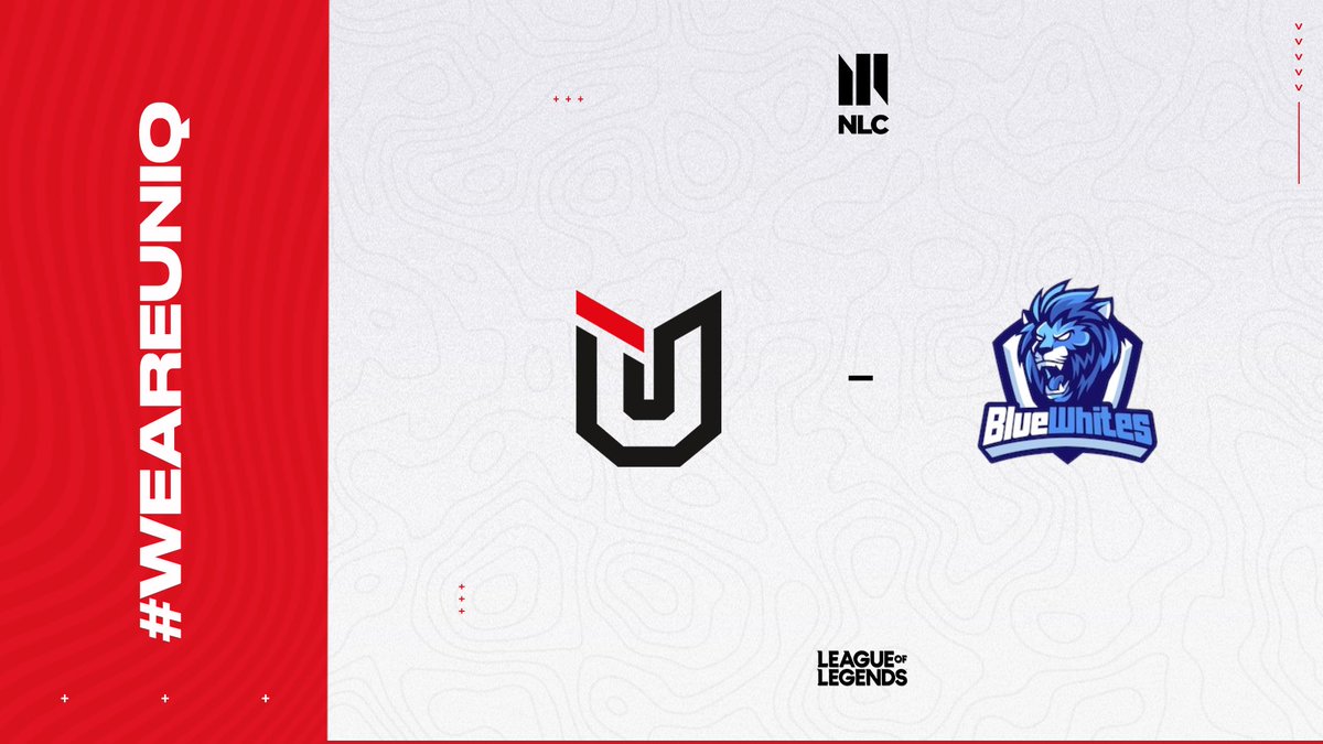Time for another win 😎 

On the menu for the <a href="/NLClol/">Arozzi NLC</a> Div 2 evening is no one else than <a href="/BlueWhites/">BlueWhites</a> 💪 

⏰ 20:00 CET

Make sure to follow the game LIVE🦄

🔴 ⚫️ ⚪️

#WeAreUniQ