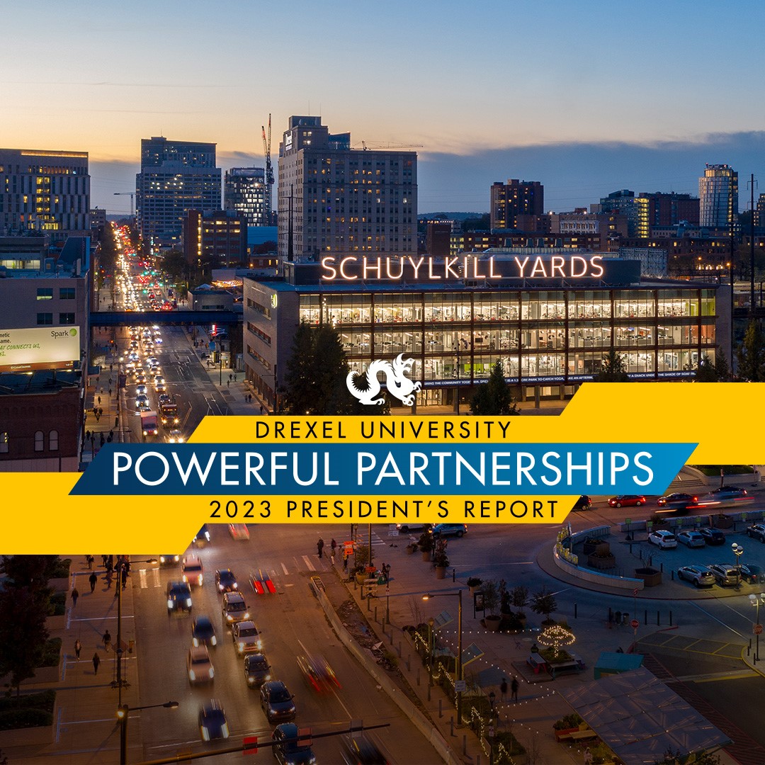 Check out the 2023 President’s Report, illustrating how Drexel’s collaborations with myriad partners are advancing the University and serving the community. drexel.edu/presidentsrepo…