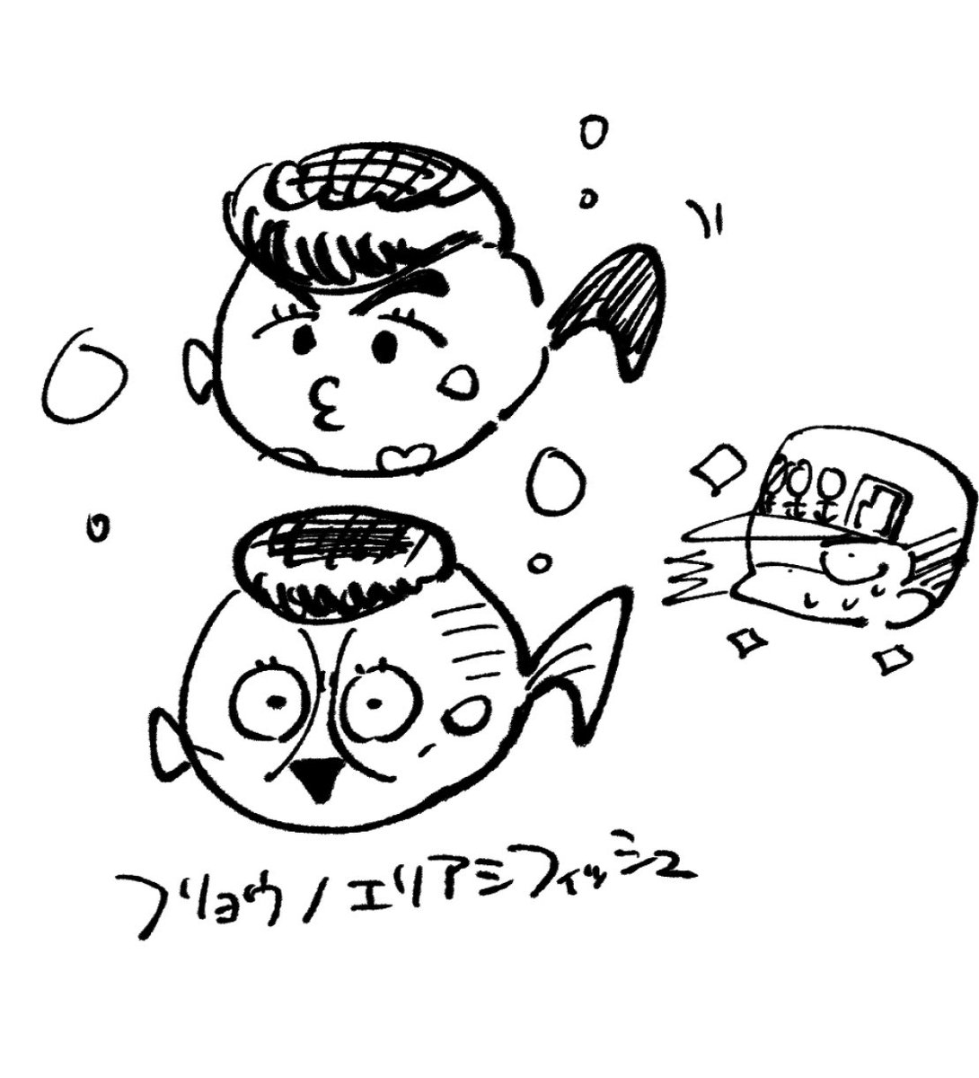 夜は進まなかったけど日中でネーム8ページ進めたからいいとしましょう!これは謎の落書き 