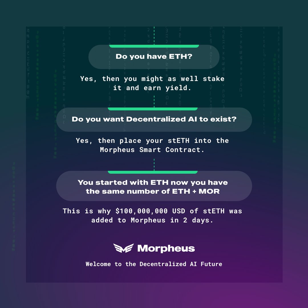 MorpheusAIs's tweet photo. For all those curious how Morpheus has gained so much support in just 7 days. Its the #TechnoCapitalMachine https://t.co/ioS0obbHGa